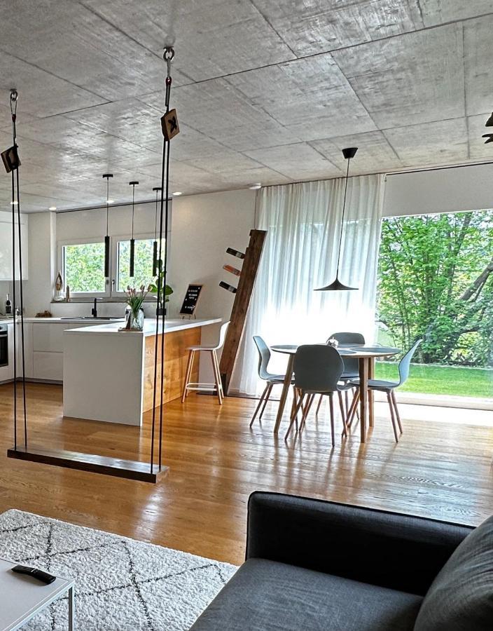 Moderne Ferienwohnung Rhenum Mit Wallbox Waldshut-Tiengen Zewnętrze zdjęcie